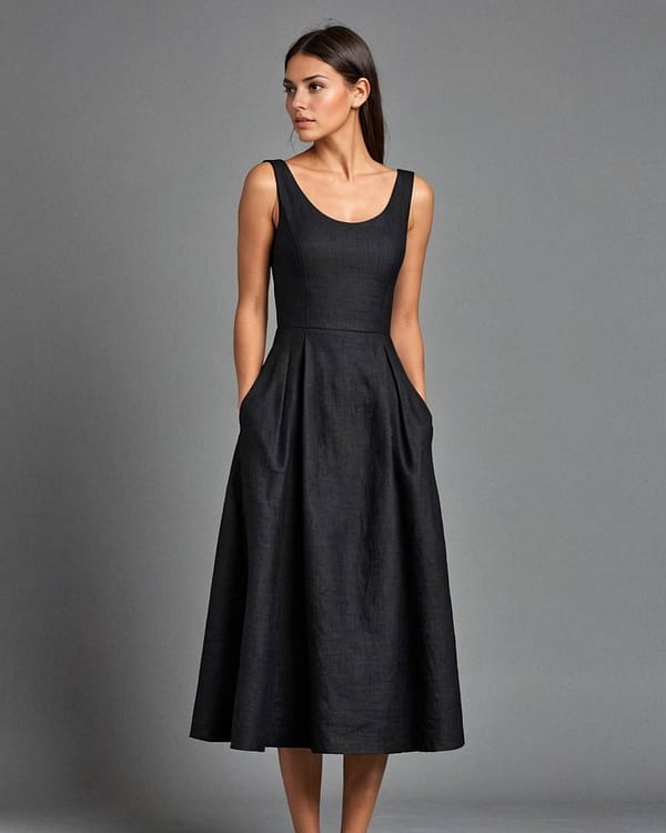 Noelia vestido en lino