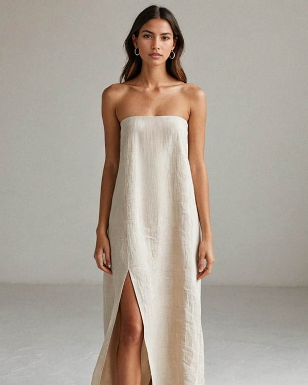 Ziari Vestido en Lino - Imagen 3